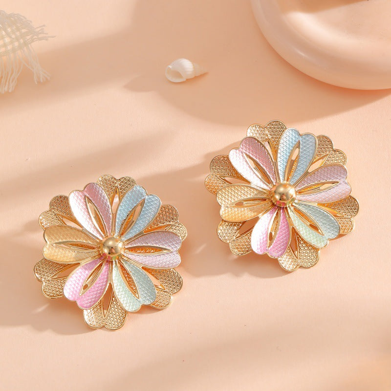 Ladies Hair Clips with Artistic Flower Design Calm Wears-https://detail.1688.com/offer/960468176177.html-Calm Wears-Style 5-Calm Wears