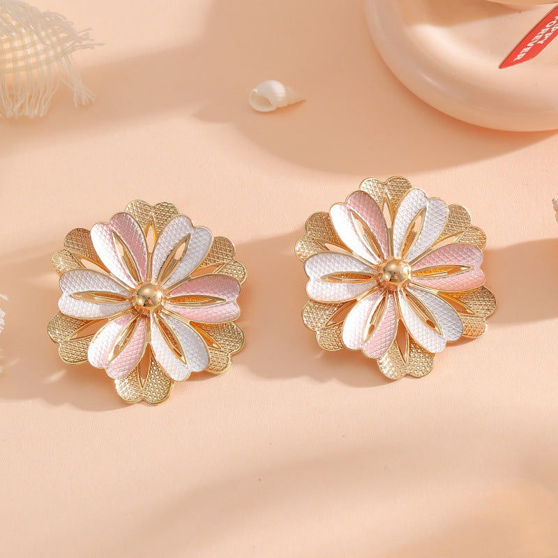 Ladies Hair Clips with Artistic Flower Design Calm Wears-https://detail.1688.com/offer/960468176177.html-Calm Wears-Style 5-Calm Wears