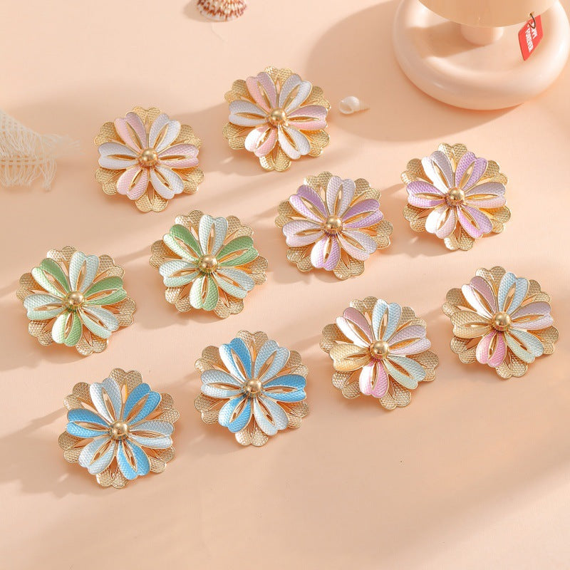 Ladies Hair Clips with Artistic Flower Design Calm Wears-https://detail.1688.com/offer/960468176177.html-Calm Wears-Style 5-Calm Wears