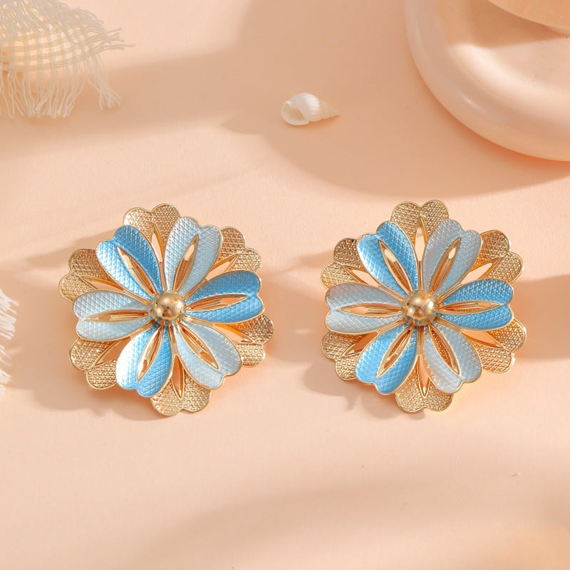 Ladies Hair Clips with Artistic Flower Design Calm Wears-https://detail.1688.com/offer/960468176177.html-Calm Wears-Unknown-Calm Wears