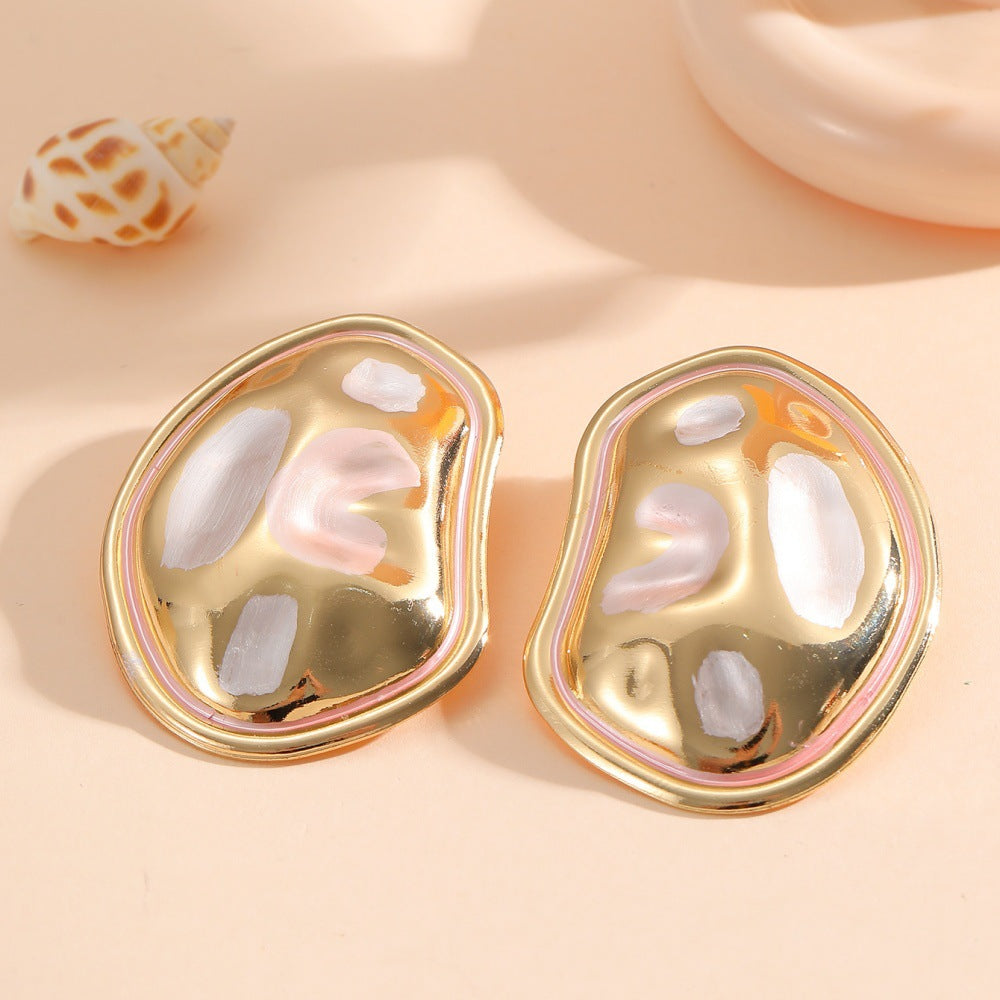 Ladies Hanging Earrings in a modern, organic design Calm Wears-https://detail.1688.com/offer/968144490453.html-Calm Wears-Style 5-Calm Wears