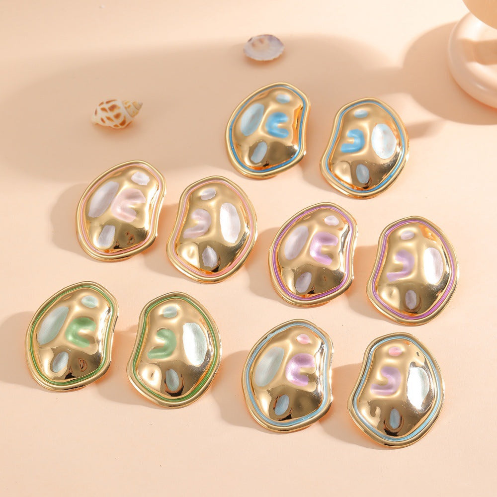 Ladies Hanging Earrings in a modern, organic design Calm Wears-https://detail.1688.com/offer/968144490453.html-Calm Wears-Style 5-Calm Wears