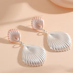 Ladies Hanging Earrings in Elegant Shell Design Calm Wears-https://detail.1688.com/offer/969338032830.html-Calm Wears-Style 3-Calm Wears