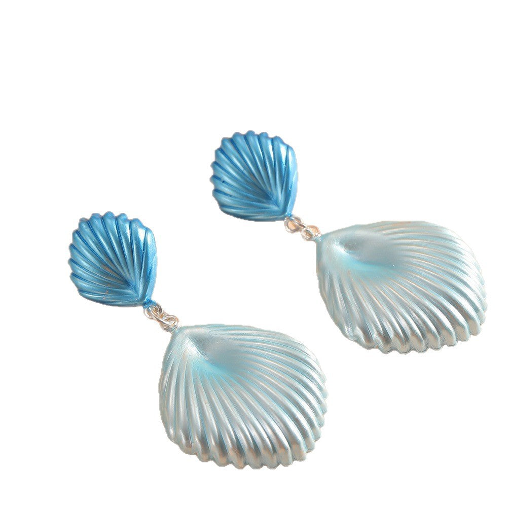 Ladies Hanging Earrings in Elegant Shell Design Calm Wears-https://detail.1688.com/offer/969338032830.html-Calm Wears-Style 3-Calm Wears