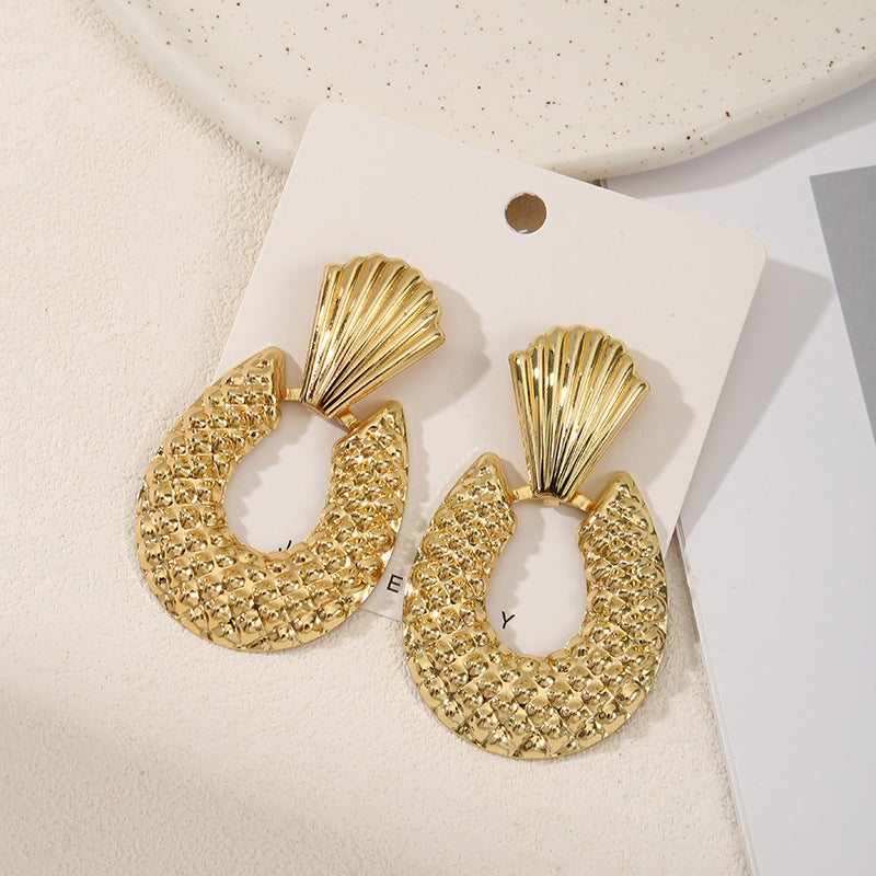 Ladies Hanging Earrings in Modern Rectangular Design Calm Wears-https://detail.1688.com/offer/922747228522.html-Calm Wears-Style A-Calm Wears