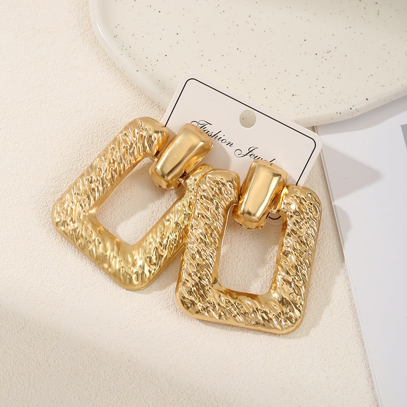 Ladies Hanging Earrings in Modern Rectangular Design Calm Wears-https://detail.1688.com/offer/922747228522.html-Calm Wears-Unknown-Calm Wears