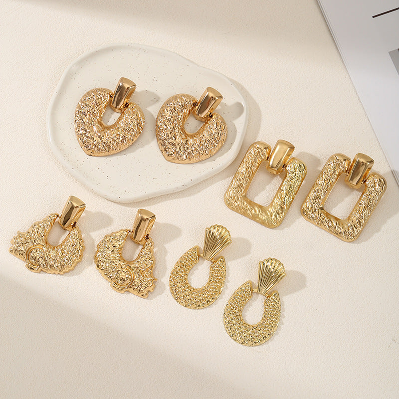 Ladies Hanging Earrings in Modern Rectangular Design Calm Wears-https://detail.1688.com/offer/922747228522.html-Calm Wears-Unknown-Calm Wears