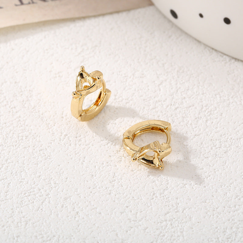 Ladies hoops in unique, sculptural design Calm Wears-https://detail.1688.com/offer/790333473802.html-Calm Wears-Gold-Calm Wears