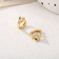 Ladies hoops in unique, sculptural design Calm Wears-https://detail.1688.com/offer/790333473802.html-Calm Wears-Gold-Calm Wears
