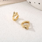 Ladies hoops in unique, sculptural design Calm Wears-https://detail.1688.com/offer/790333473802.html-Calm Wears-Gold-Calm Wears