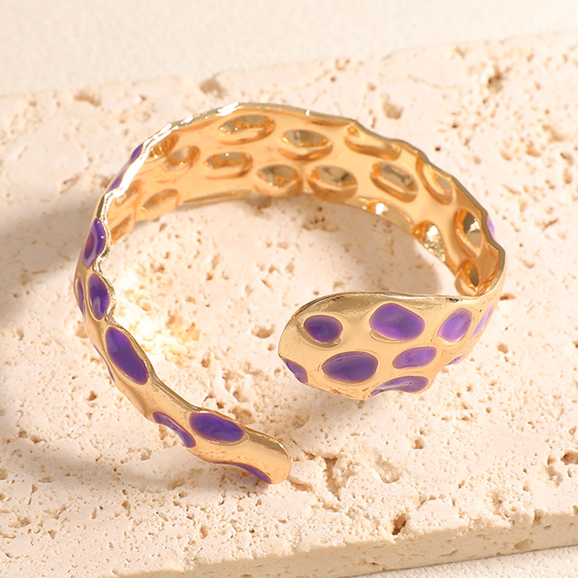 Ladies Open Bangle in Elegant Snake Design Calm Wears-https://detail.1688.com/offer/1046056885092.html-Calm Wears-Lilac-Calm Wears