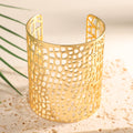 Ladies Open Bangle with Artistic Coral Pattern Calm Wears-https://detail.1688.com/offer/1050314144149.html-Calm Wears-Gray-Calm Wears