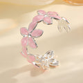 Ladies Open Bangle with Artistic Flower Design Calm Wears-https://detail.1688.com/offer/964912955523.html-Calm Wears-Style 3-Calm Wears