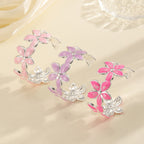 Ladies Open Bangle with Artistic Flower Design Calm Wears-https://detail.1688.com/offer/964912955523.html-Calm Wears-Style 3-Calm Wears