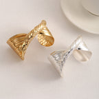 Ladies Open Bangle with Artistic Fold Design Calm Wears-https://detail.1688.com/offer/718477254994.html-Calm Wears-D-Calm Wears