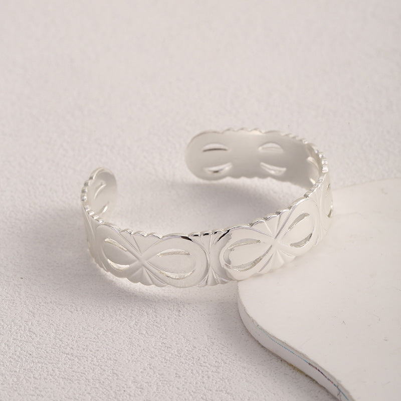 Ladies Open Bangle with Elegant Structure Design Calm Wears-https://detail.1688.com/offer/718371878694.html-Calm Wears-D-Calm Wears