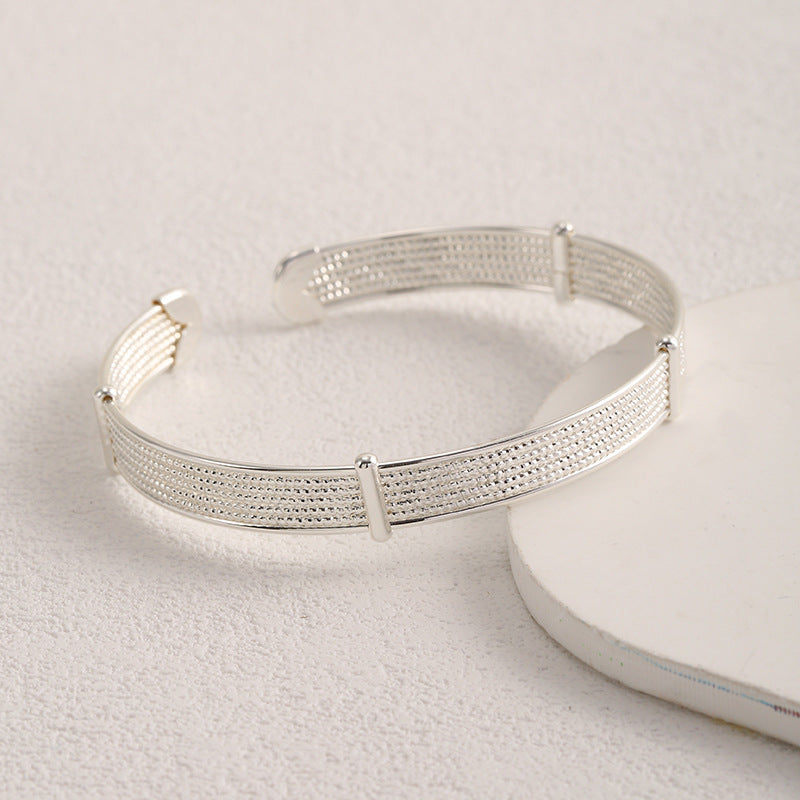 Ladies Open Bangle with Elegant Structure Design Calm Wears-https://detail.1688.com/offer/718371878694.html-Calm Wears-F-Calm Wears