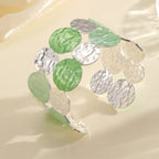Ladies Open Bangle with Intricate Circle Design Calm Wears-https://detail.1688.com/offer/962164807819.html-Calm Wears-Style 5-Calm Wears