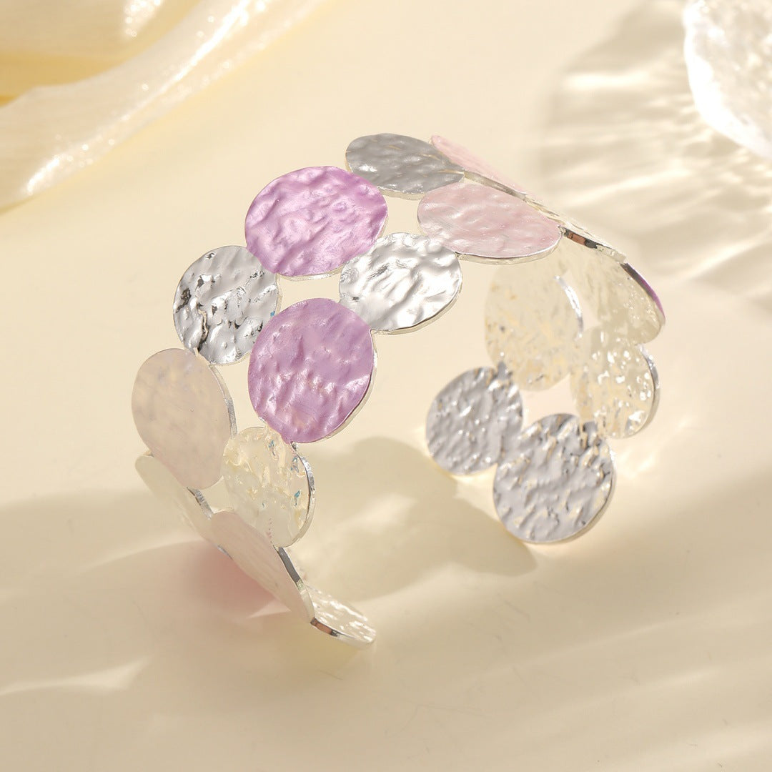 Ladies Open Bangle with Intricate Circle Design Calm Wears-https://detail.1688.com/offer/962164807819.html-Calm Wears-Style 5-Calm Wears