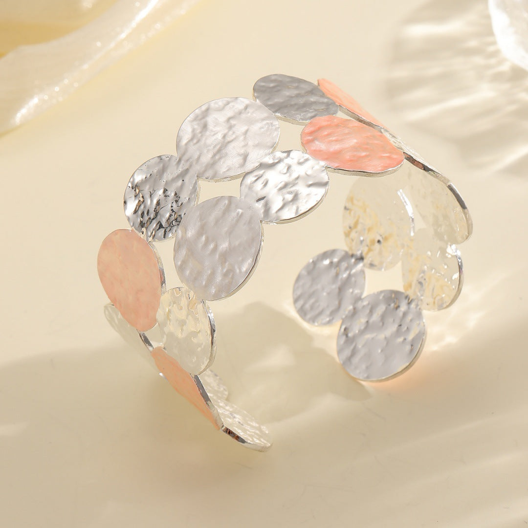 Ladies Open Bangle with Intricate Circle Design Calm Wears-https://detail.1688.com/offer/962164807819.html-Calm Wears-Style 5-Calm Wears