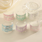Ladies Open Cuff Bracelet in Tropical Leaf Design Calm Wears-https://detail.1688.com/offer/1038496447169.html-Calm Wears-Style 5-Calm Wears