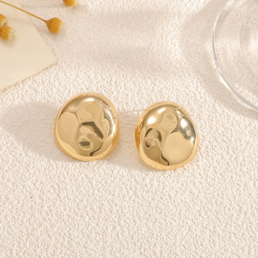 Ladies Open Cuff Bracelet with Elegant, Curved Design Calm Wears-https://detail.1688.com/offer/962499985381.html-Calm Wears-Earrings-Calm Wears