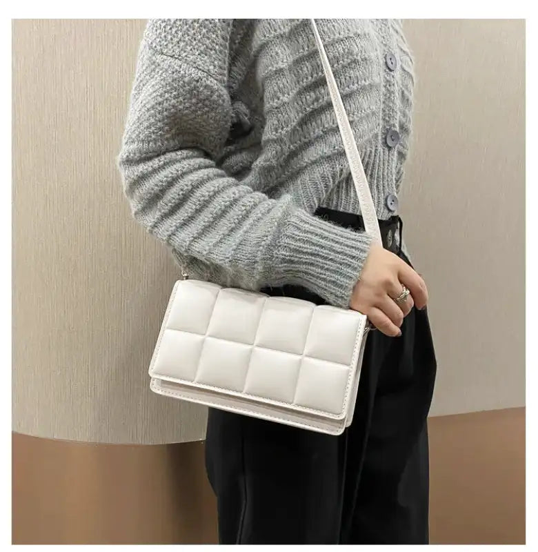 Quilted Shoulder Handbag-dione couture20260421-Calm Wears-Black-Calm Wears