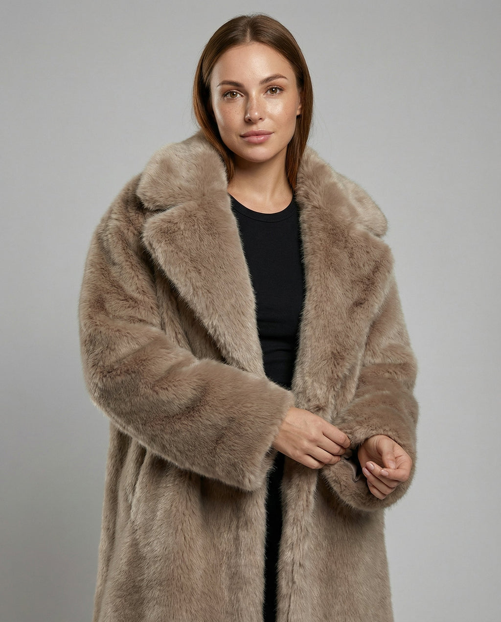 Long Winter Coat Women-évienne20251106-Calm Wears-Khaki-S-Calm Wears