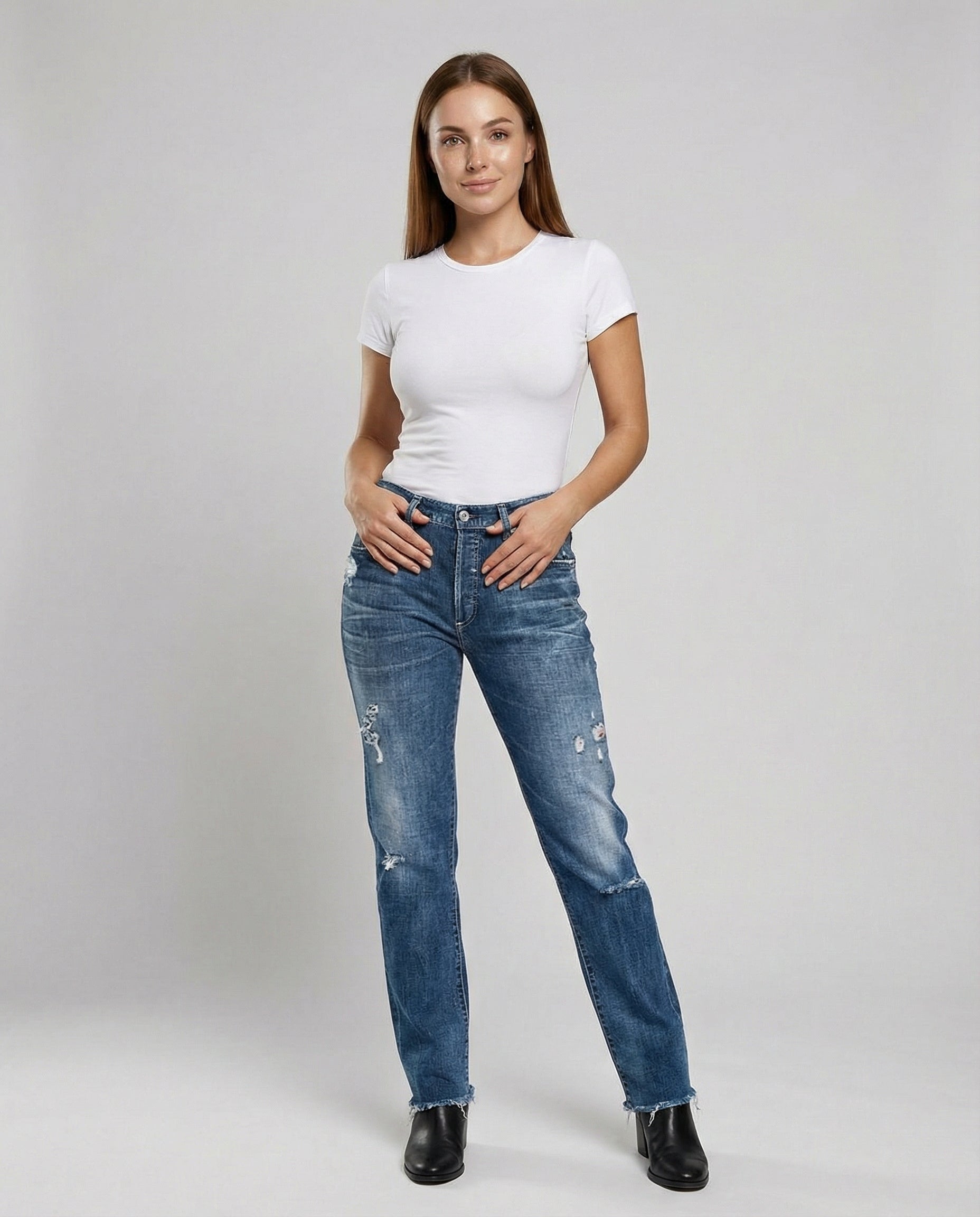 Loose Women's Jeans Streetwear-my fashion club20240820-Calm Wears-Dark blue-XS-Calm Wears