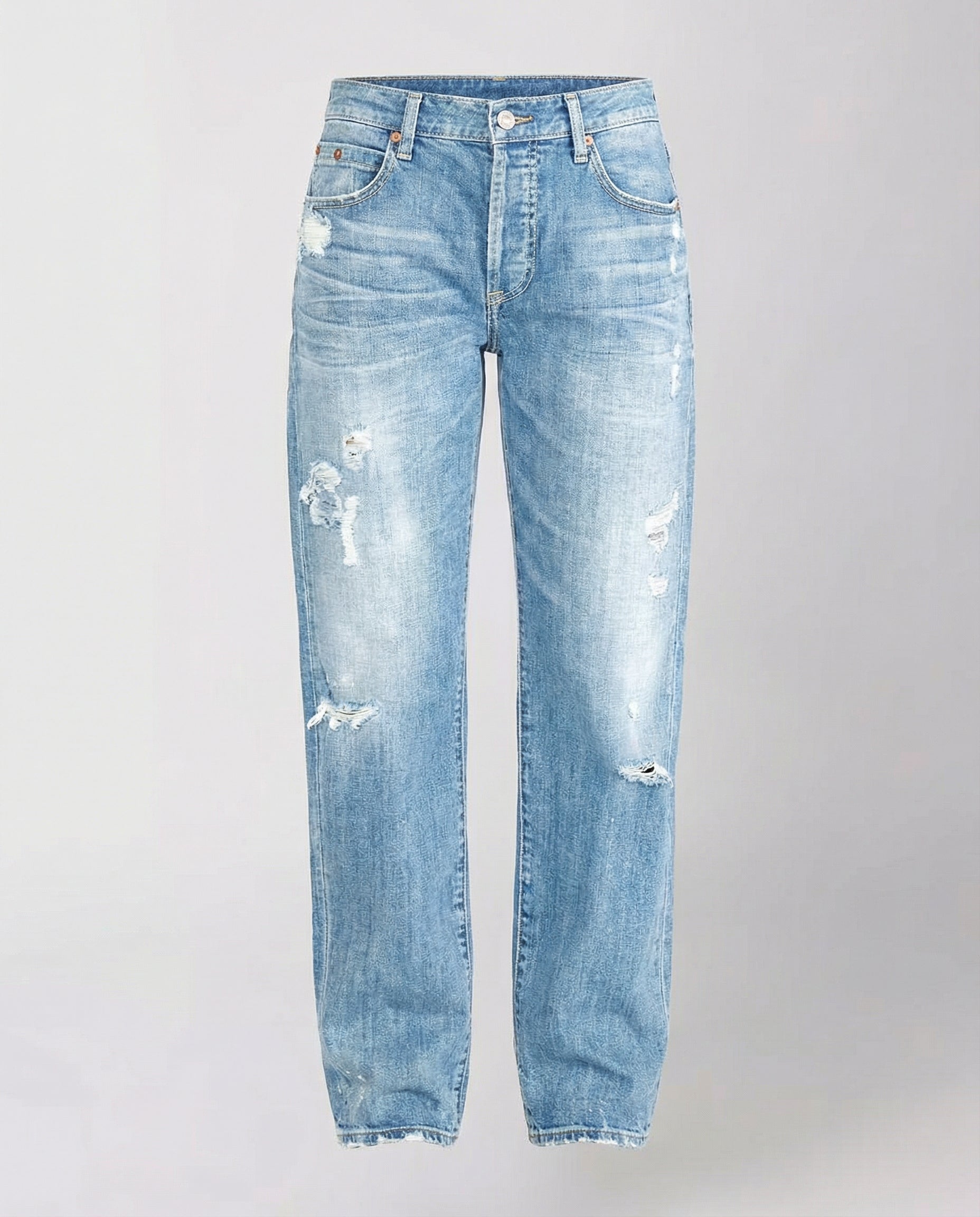Loose Women's Jeans Streetwear-my fashion club20240820-Calm Wears-Light blue-XS-Calm Wears