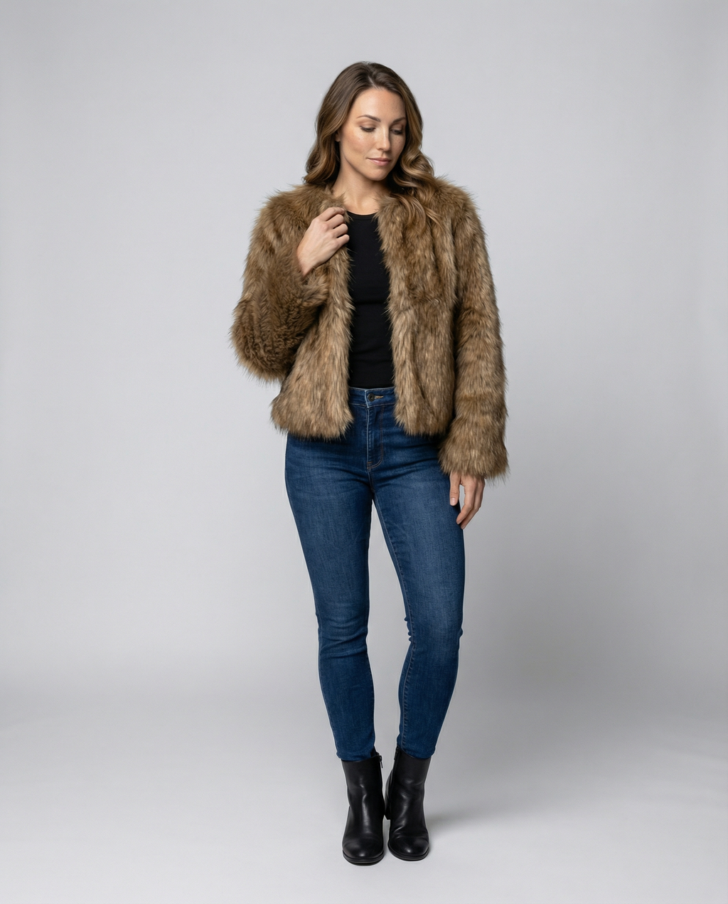 Luxurious Plush Winter Coat Women-the goods hub20251115-Calm Wears-S-Calm Wears