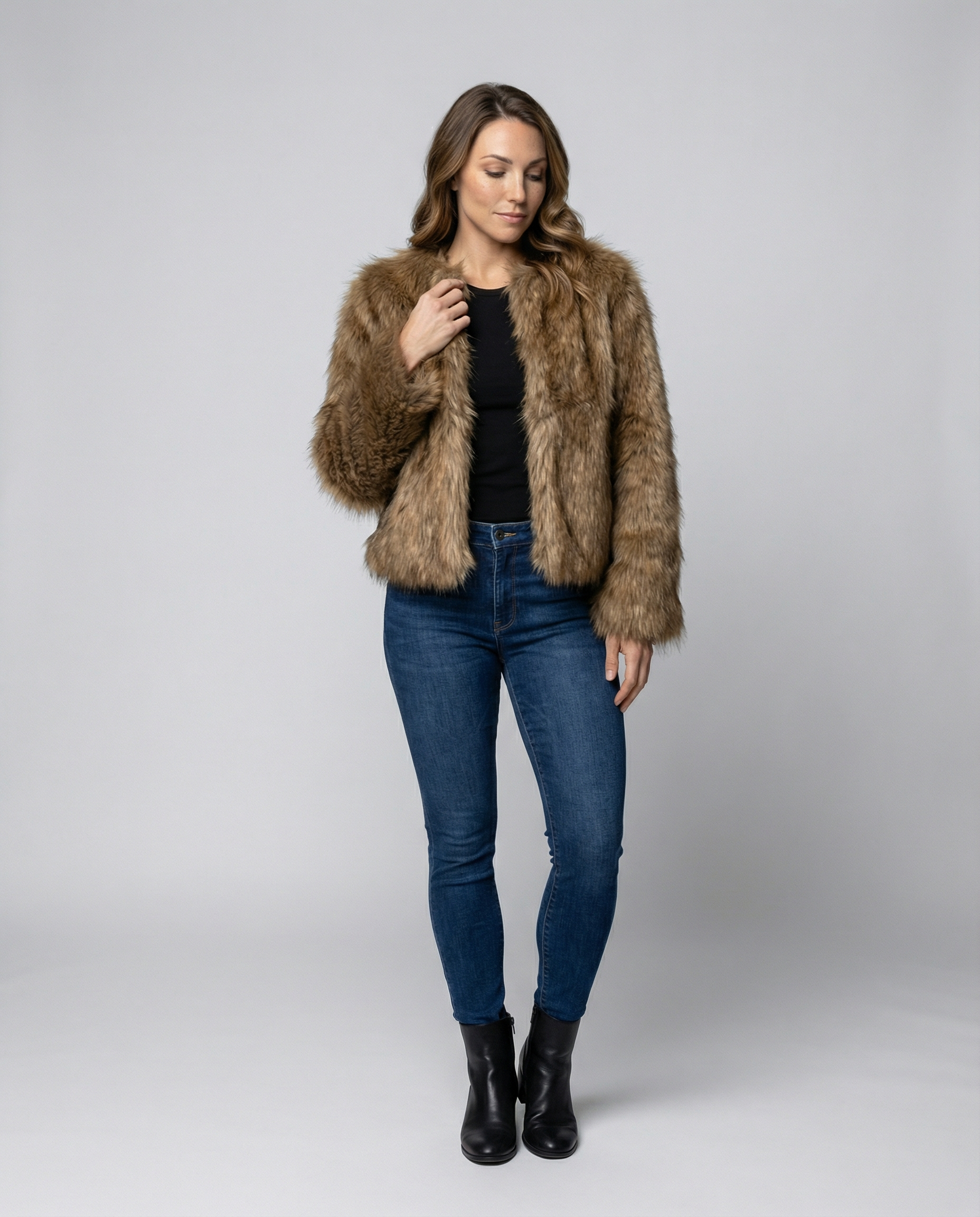 Luxurious Plush Winter Coat Women-the goods hub20251115-Calm Wears-S-Calm Wears