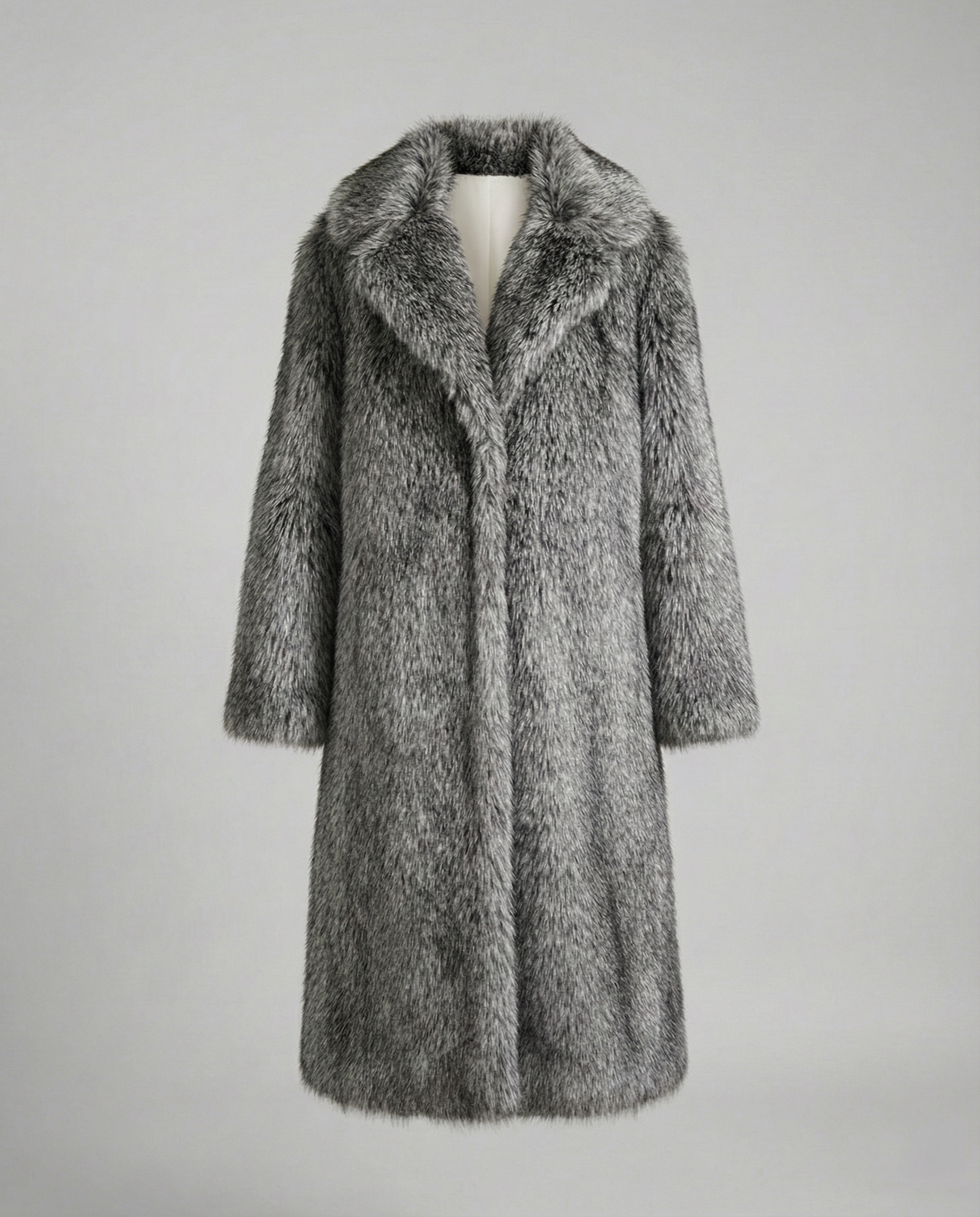 Luxurious women's faux fur coat-https://detail.1688.com/offer/941314770905.html-Calm Wears-Black-S-Calm Wears