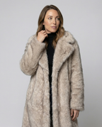 Luxurious women's faux fur coat-https://detail.1688.com/offer/941314770905.html-Calm Wears-Gray-S-Calm Wears