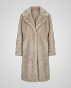 Luxurious women's faux fur coat-https://detail.1688.com/offer/941314770905.html-Calm Wears-Gray-S-Calm Wears