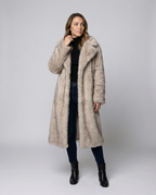 Luxurious women's faux fur coat-https://detail.1688.com/offer/941314770905.html-Calm Wears-Gray-S-Calm Wears