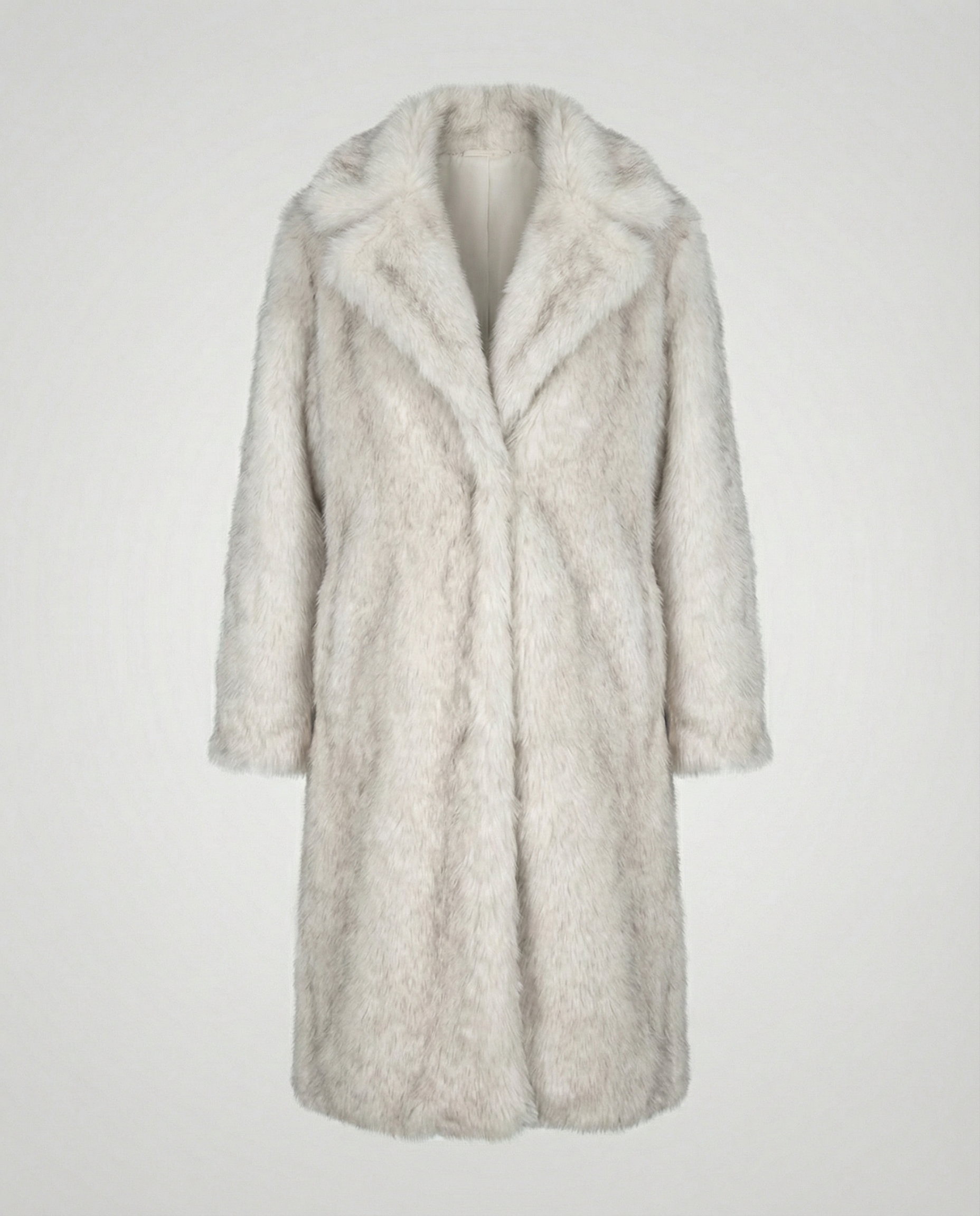 Luxurious women's faux fur coat-https://detail.1688.com/offer/941314770905.html-Calm Wears-White-S-Calm Wears