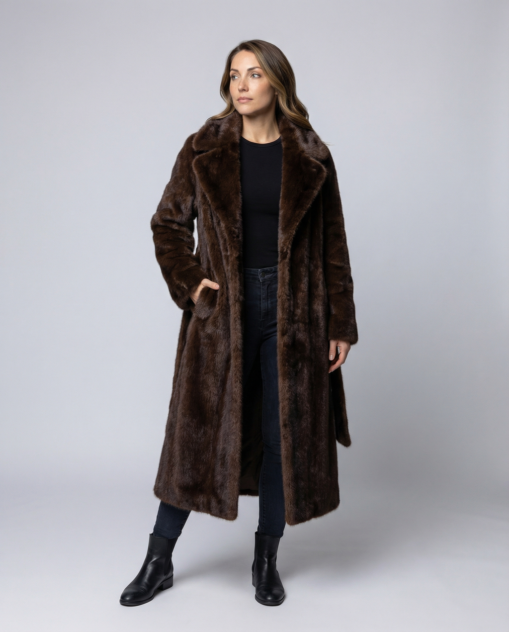 Luxurious Women's Faux Fur Coat Winter-https://detail.1688.com/offer/855111725350.html-Calm Wears-Caramel-S-Calm Wears