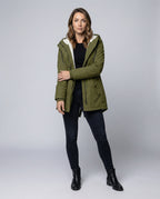 Luxurious women's winter coat-the goods hub20251115-Calm Wears-Green-S-Calm Wears