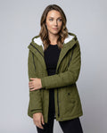 Luxurious women's winter coat-the goods hub20251115-Calm Wears-Green-S-Calm Wears