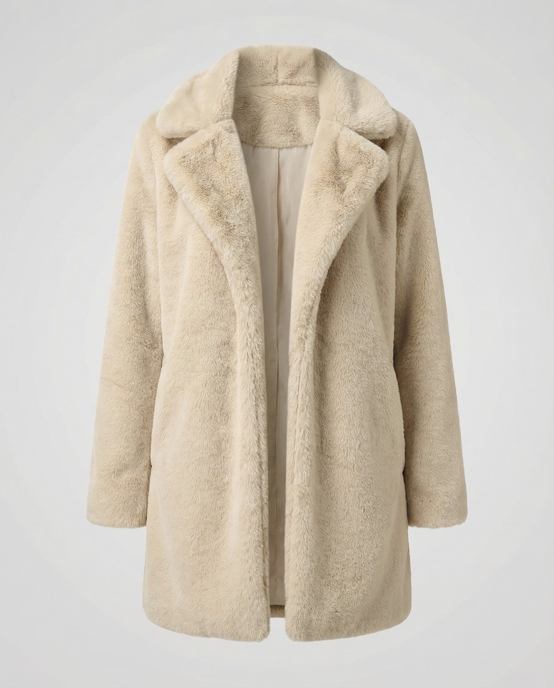 Mid-Length Winter Jacket Women-évienne20251106-Calm Wears-Beige-S-Calm Wears