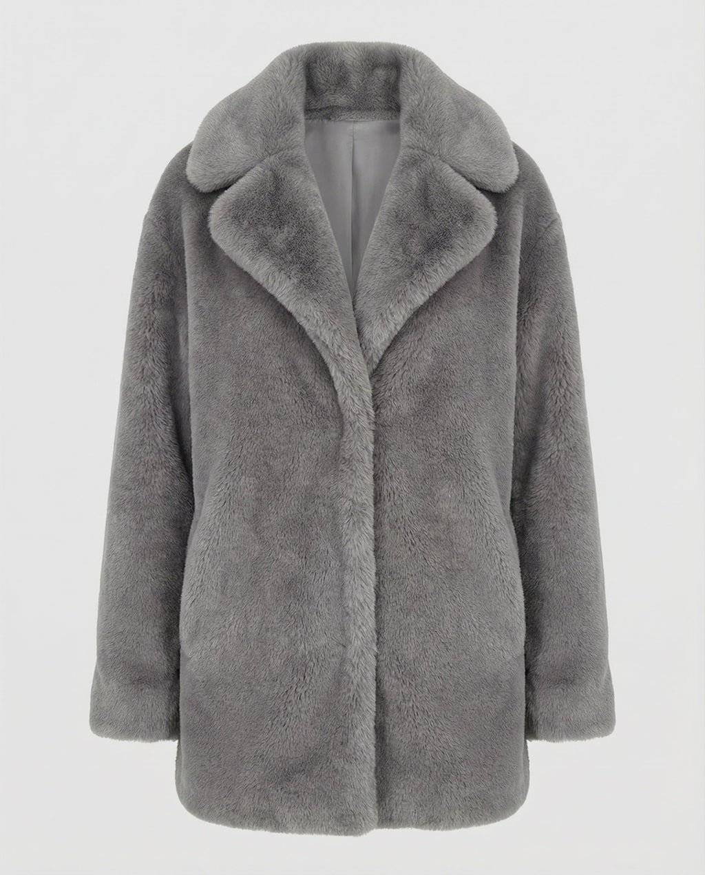 Mid-Length Winter Jacket Women-évienne20251106-Calm Wears-Gray-S-Calm Wears