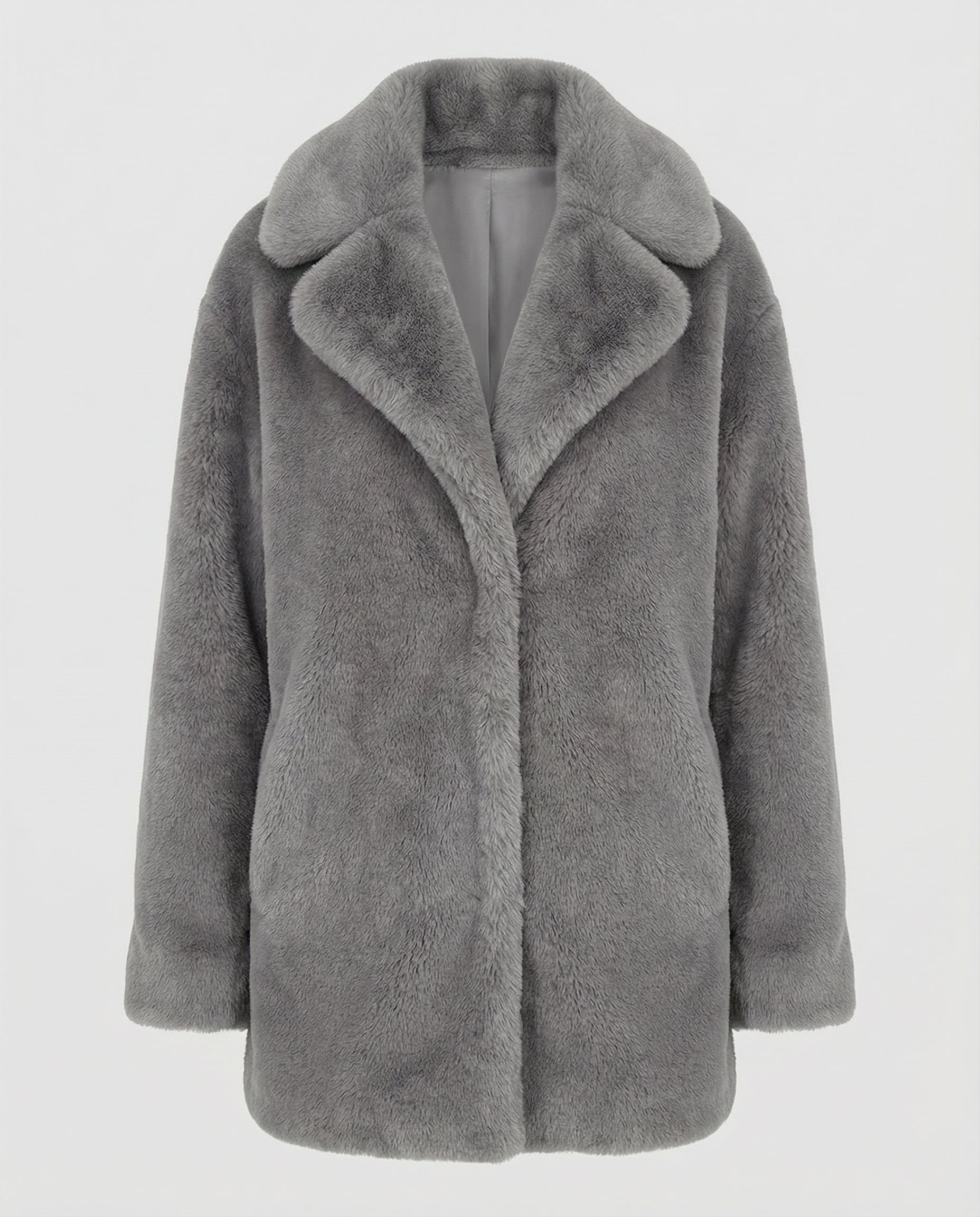 Mid-Length Winter Jacket Women-évienne20251106-Calm Wears-Gray-S-Calm Wears