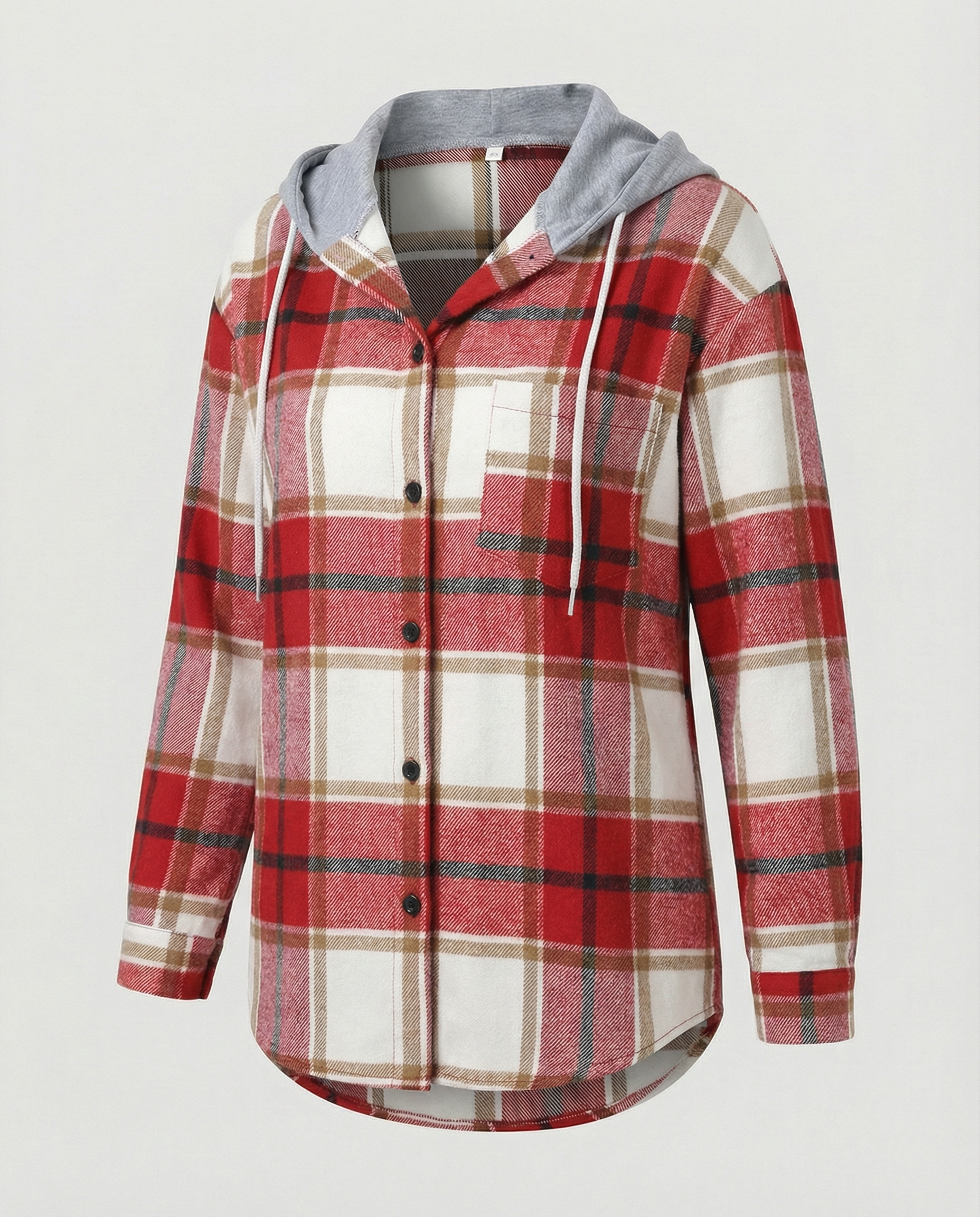 Modern Thermal Jacket Women-soleva20240917-Calm Wears-Red-S-Calm Wears