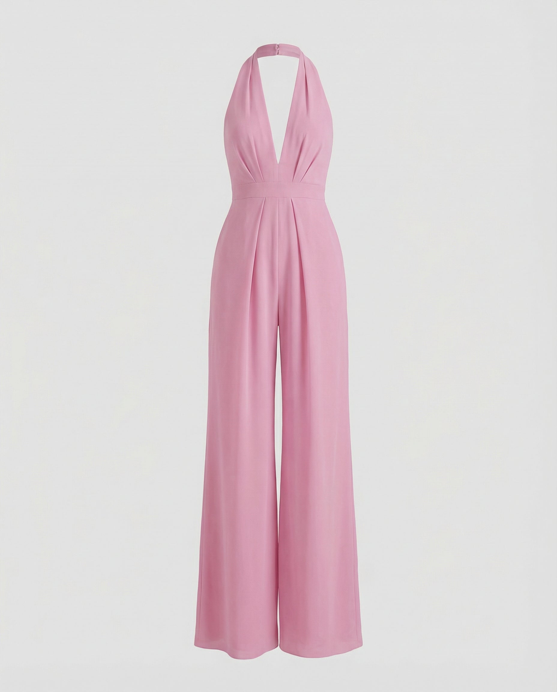 More elegant women's long jumpsuit-havsbris20240903-Calm Wears-Pink-32-Calm Wears