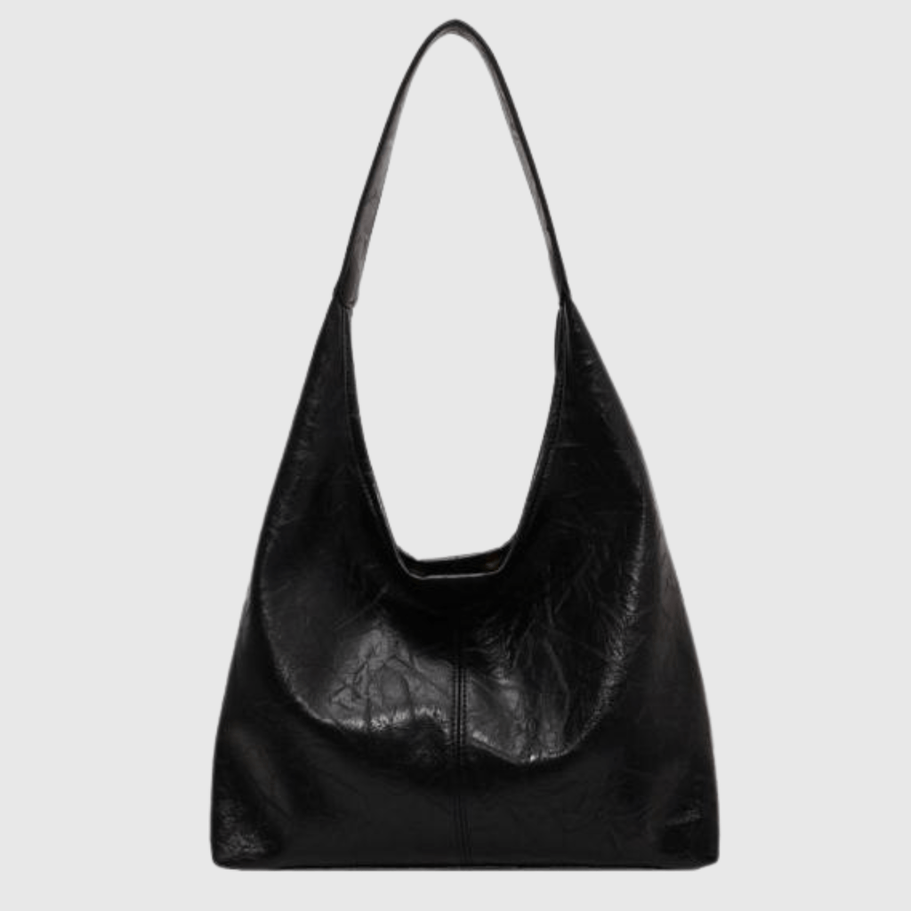 Elegant leather shoulder bag for women