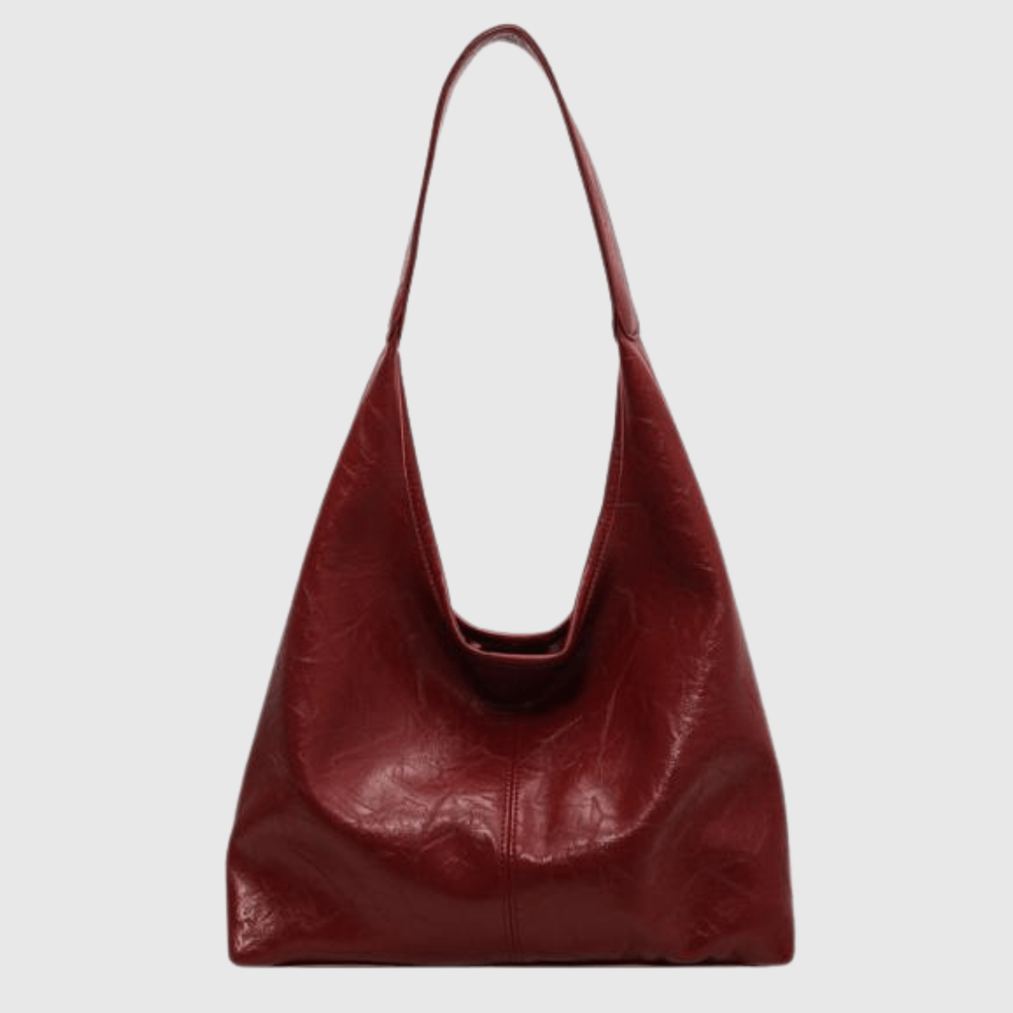 Elegant leather shoulder bag for women-zanomi20250318-Calm Wears-Rot-Calm Wears