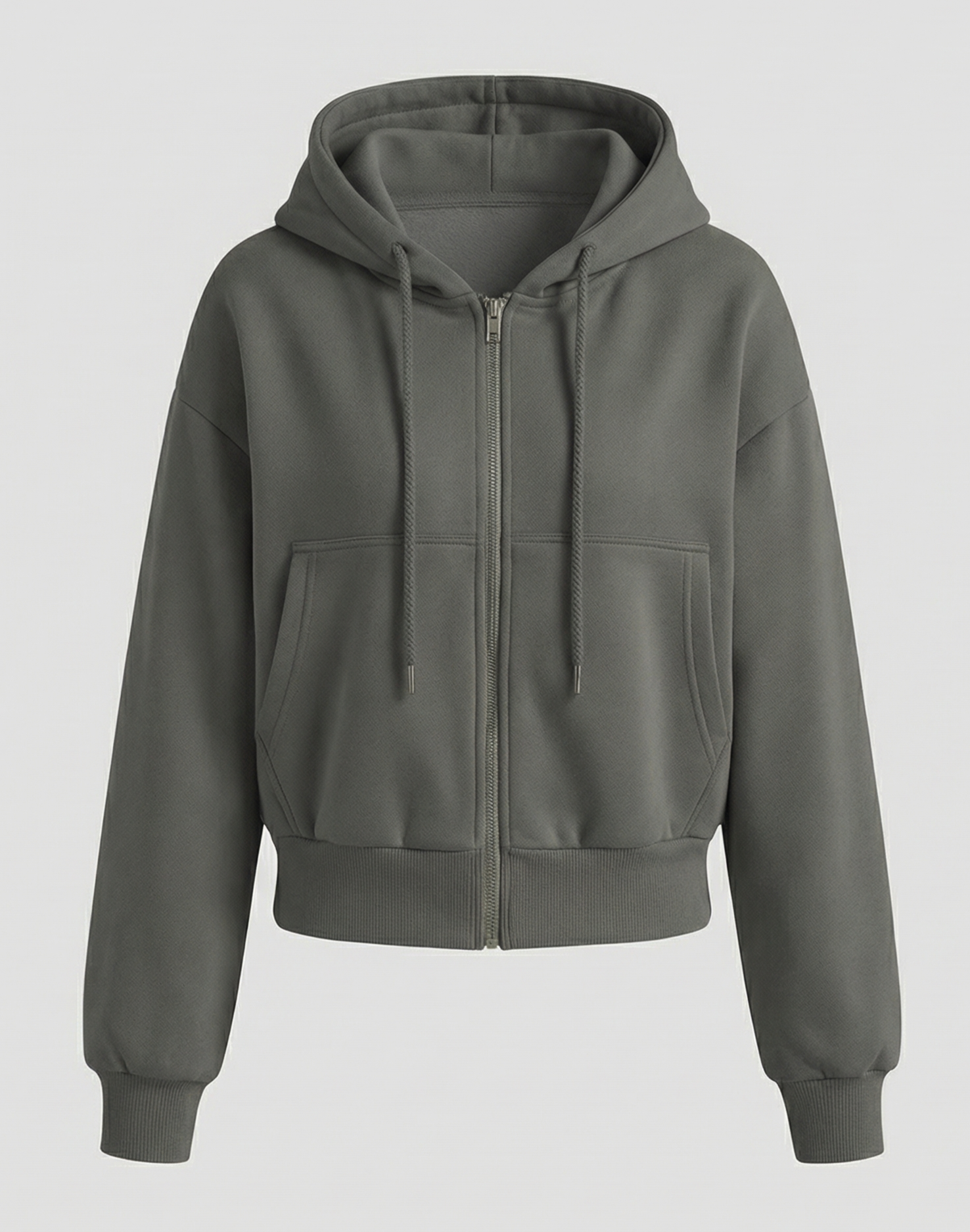 Oversize Sweatshirt Zipper-lotte mode20240923-Calm Wears-Dark gray-S-Calm Wears