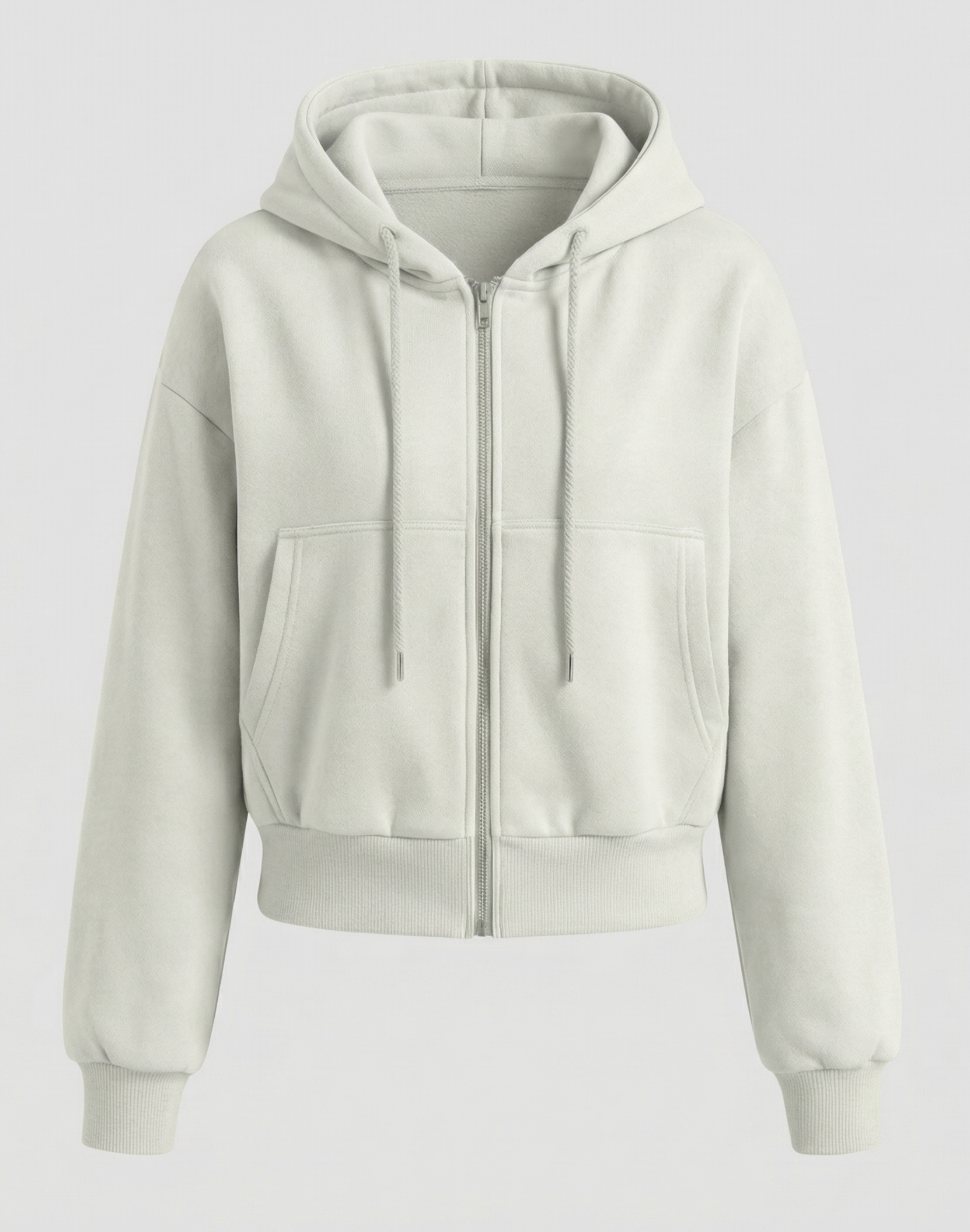 Oversize Sweatshirt Zipper-lotte mode20240923-Calm Wears-Light grey-S-Calm Wears