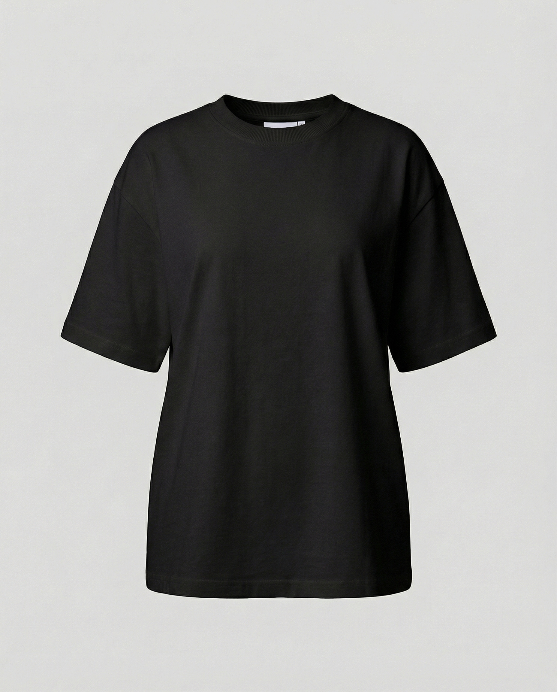 Oversized women's cotton T-shirt-maja-esbjerg20250327-Calm Wears-Black-L-Calm Wears